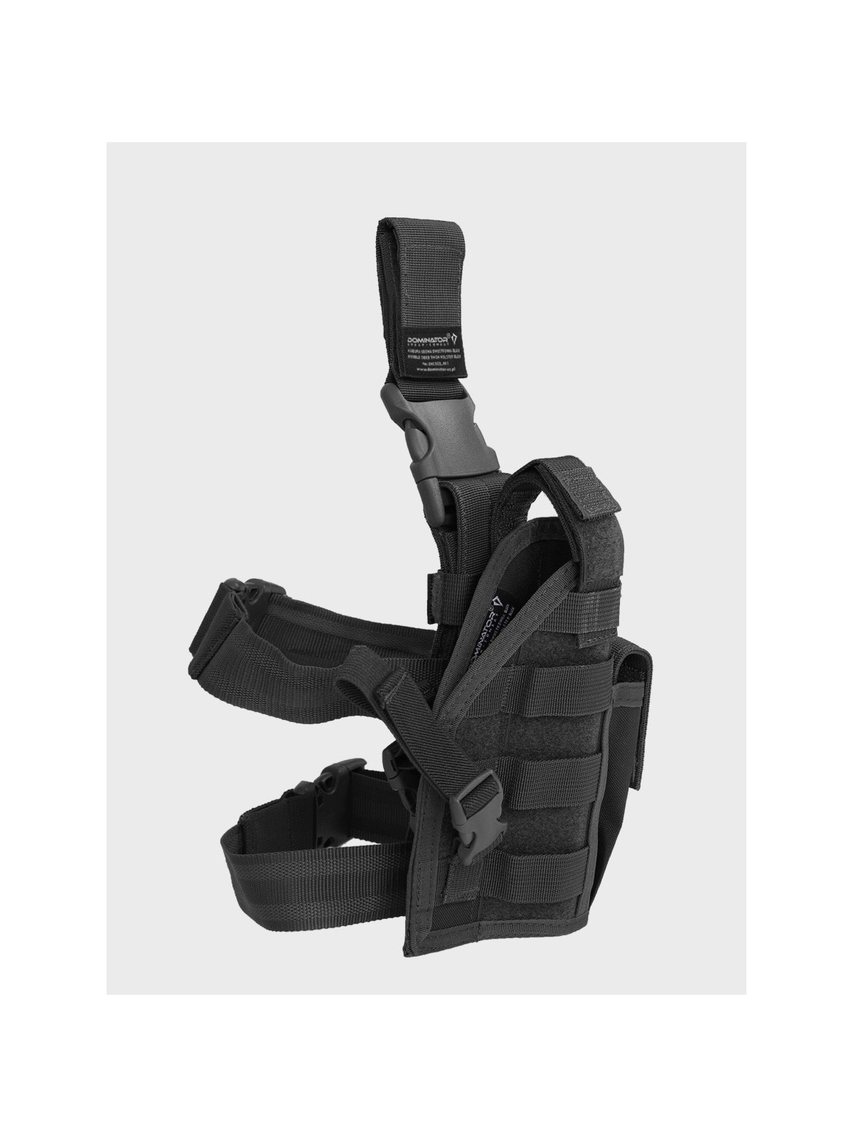 DOMINATOR URBAN COMBAT Kabura Udowa Do Pasa Dwustronna Czarna