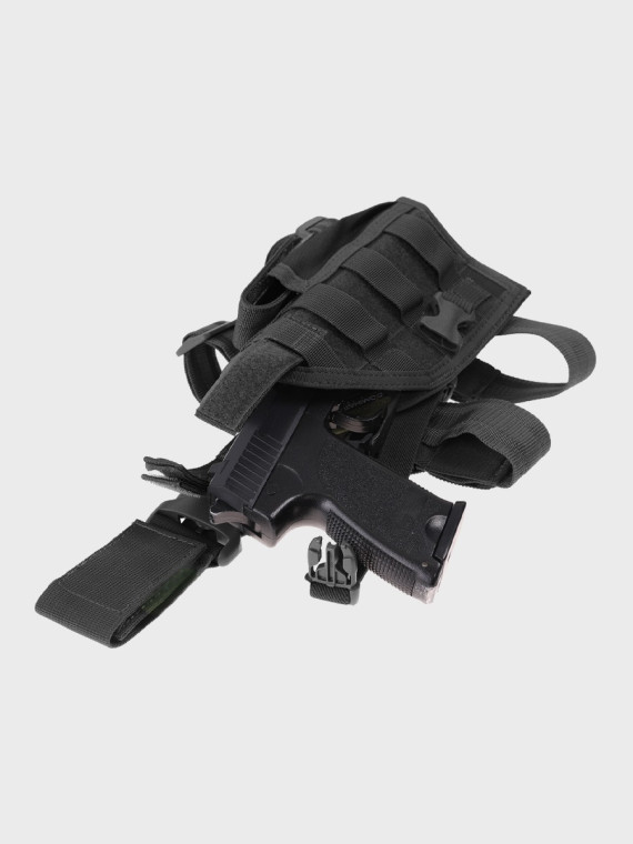 DOMINATOR URBAN COMBAT Kabura Udowa Do Pasa Dwustronna Czarna