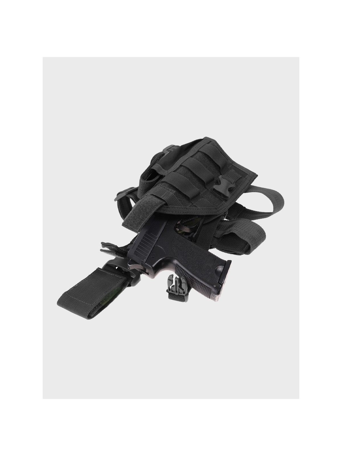 DOMINATOR URBAN COMBAT Kabura Udowa Do Pasa Dwustronna Czarna