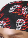 FOSTEX GARMENTS Chusta bandana bandama czapka Headwrap Flaming Skull