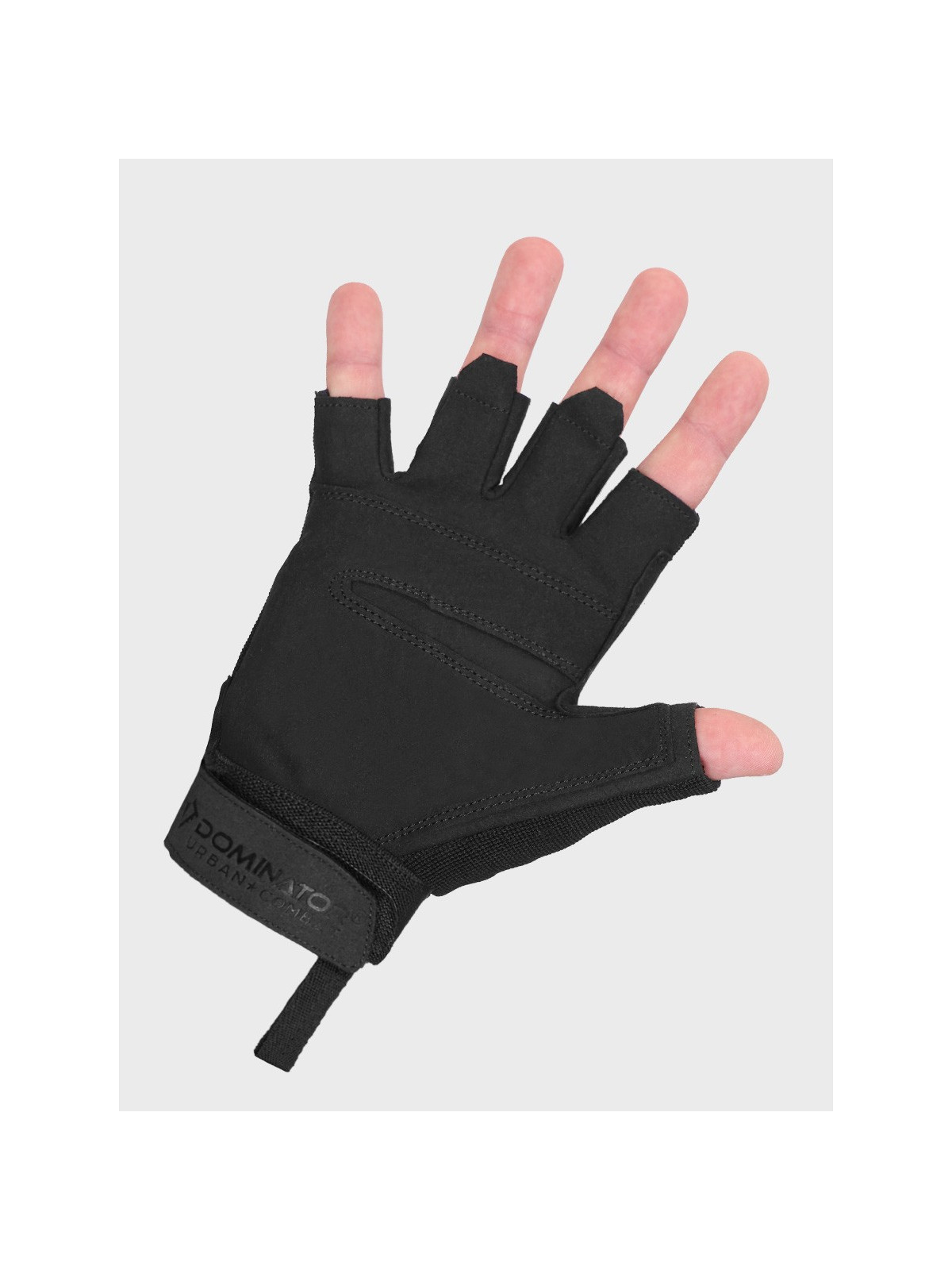 DOMINATOR URBAN COMBAT Rękawice taktyczne bez palców Czarne XS