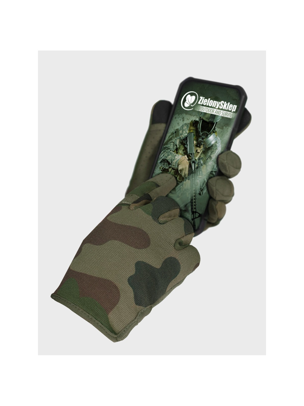 DOMINATOR URBAN COMBAT Rękawice strzeleckie taktyczne GRIP TOUCH WZ.93 XXL