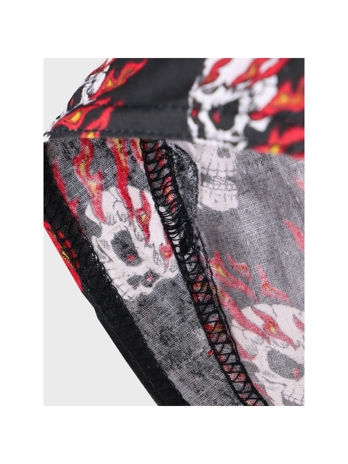 FOSTEX GARMENTS Chusta bandana bandama czapka Headwrap Flaming Skull