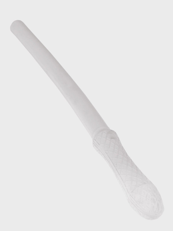 DOMINATOR URBAN COMBAT PAŁKA POLICYJNA GUMOWA KRÓTKA 43,5cm TRENINGOWA SAMOOBRONA BIAŁA