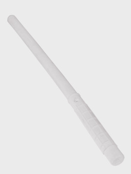 DOMINATOR URBAN COMBAT PAŁKA POLICYJNA GUMOWA DŁUGA 62 cm TRENINGOWA SAMOOBRONA BIAŁA