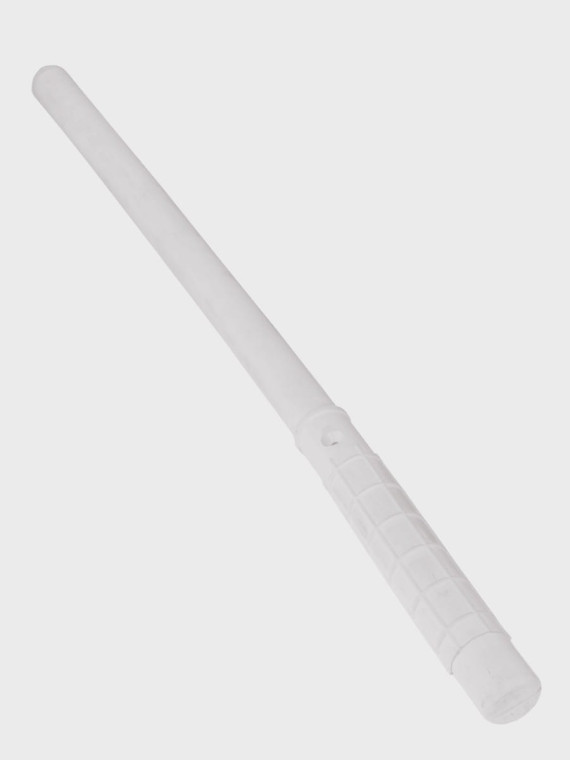 DOMINATOR URBAN COMBAT PAŁKA POLICYJNA GUMOWA DŁUGA 62 cm TRENINGOWA SAMOOBRONA BIAŁA