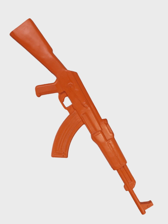 DOMINATOR URBAN COMBAT Atrapa Gumowa Karabinu AK-47 KAŁASZNIKOW Pomarańczowa