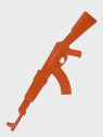 DOMINATOR URBAN COMBAT Atrapa Gumowa Karabinu AK-47 KAŁASZNIKOW Pomarańczowa