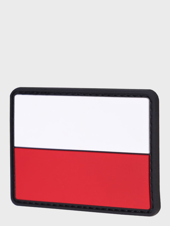 DOMINATOR URBAN COMBAT Emblemat Flaga Polski PVC 7x5 Rzep Naszywka
