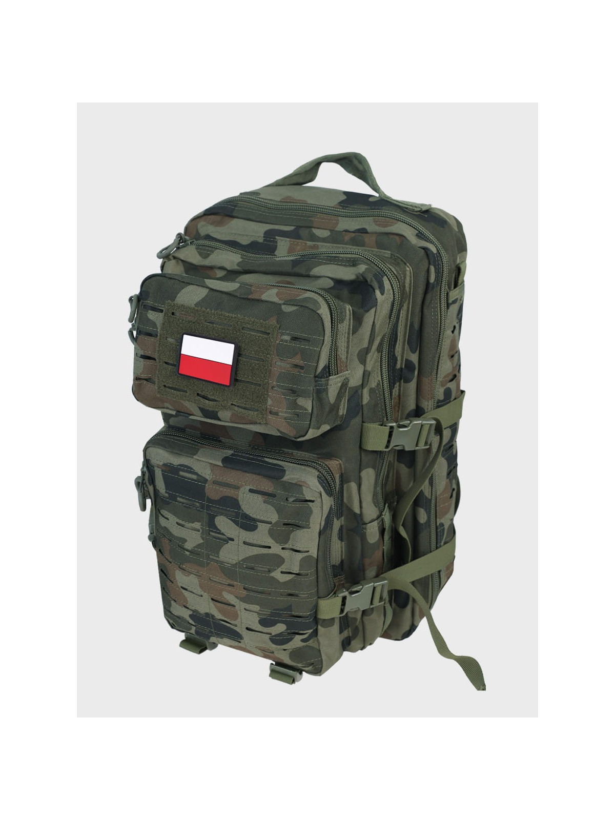 DOMINATOR URBAN COMBAT Emblemat Flaga Polski PVC 7x5 Rzep Naszywka