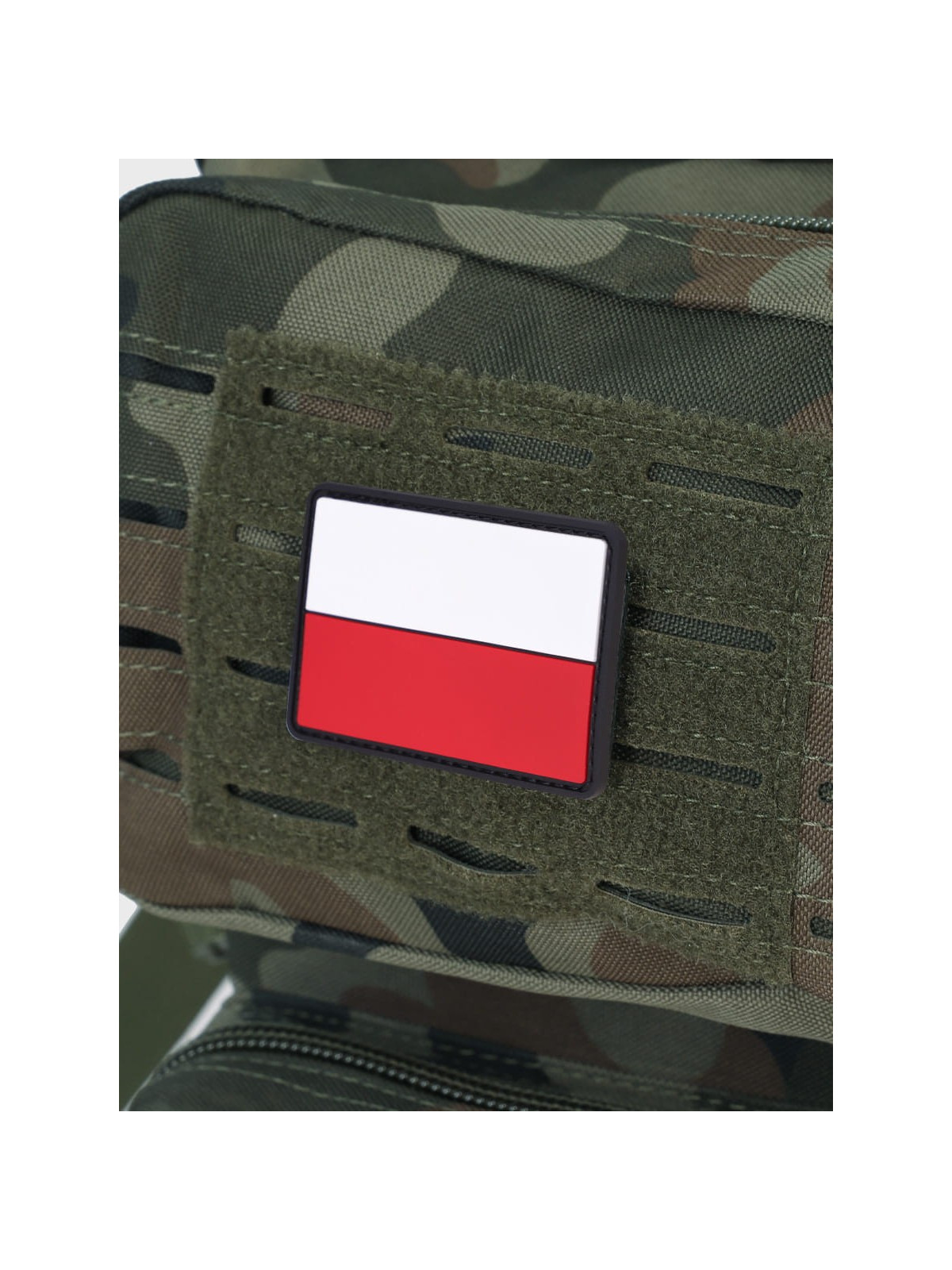 DOMINATOR URBAN COMBAT Emblemat Flaga Polski PVC 7x5 Rzep Naszywka