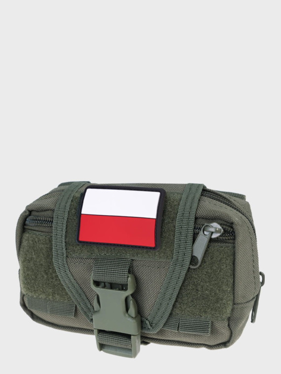 DOMINATOR URBAN COMBAT Emblemat Flaga Polski PVC 7x5 Rzep Naszywka