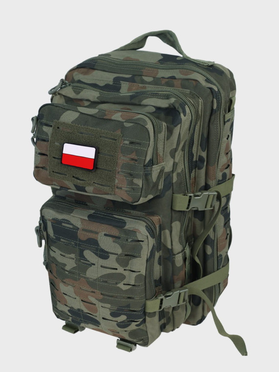 DOMINATOR URBAN COMBAT Emblemat Flaga Polski PVC 5,6x3,8 Rzep Naszywka