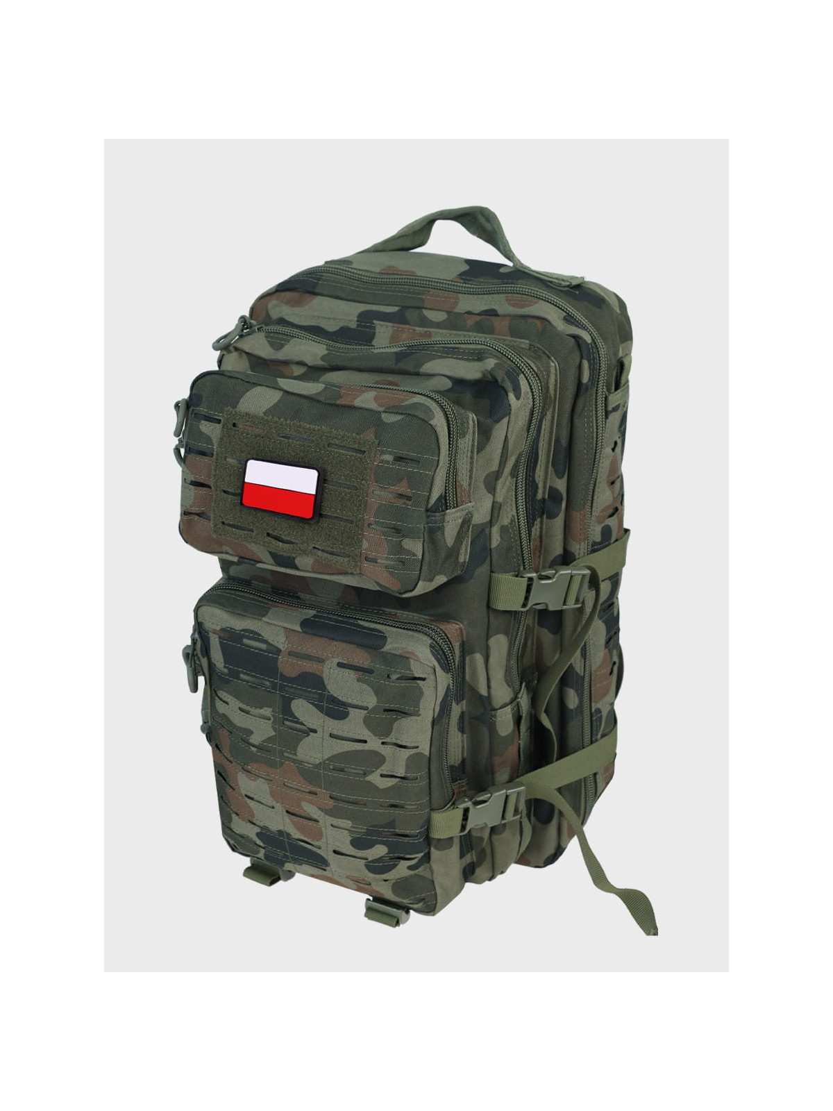 DOMINATOR URBAN COMBAT Emblemat Flaga Polski PVC 5,6x3,8 Rzep Naszywka