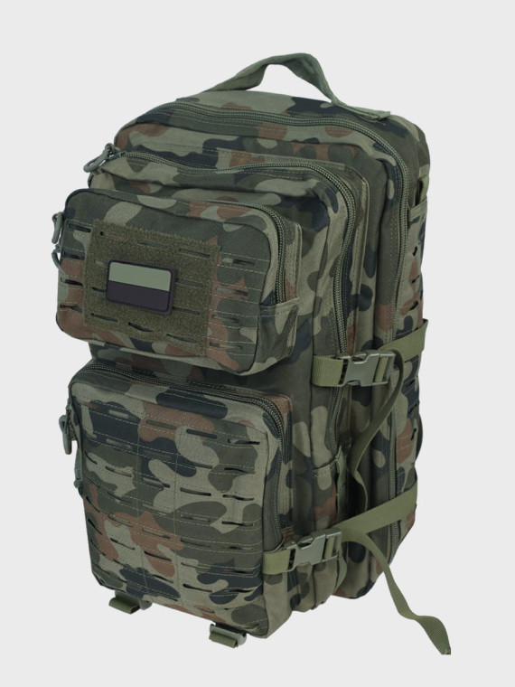 DOMINATOR URBAN COMBAT Emblemat Flaga Polski PVC 5,6x3,8 Rzep Naszywka Gaszona