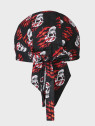 FOSTEX GARMENTS Chusta bandana bandama czapka Headwrap Flaming Skull
