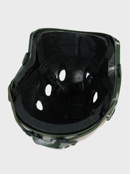 DOMINATOR URBAN COMBAT Replika hełmu wojskowego Terror ASG FAST szyny RIS montaż NV oliwkowa