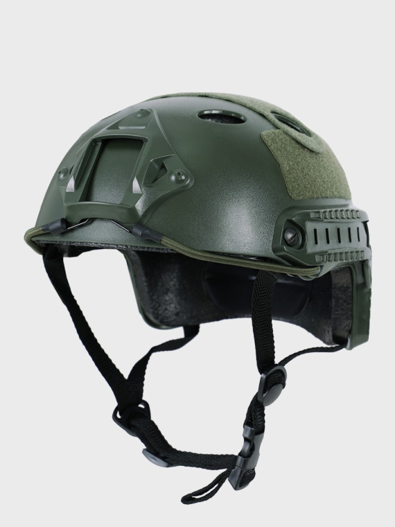 DOMINATOR URBAN COMBAT Replika hełmu wojskowego Terror ASG FAST szyny RIS montaż NV oliwkowa