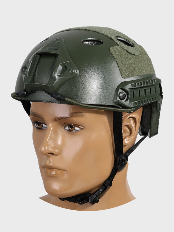 DOMINATOR URBAN COMBAT Replika hełmu wojskowego Terror ASG FAST szyny RIS montaż NV oliwkowa