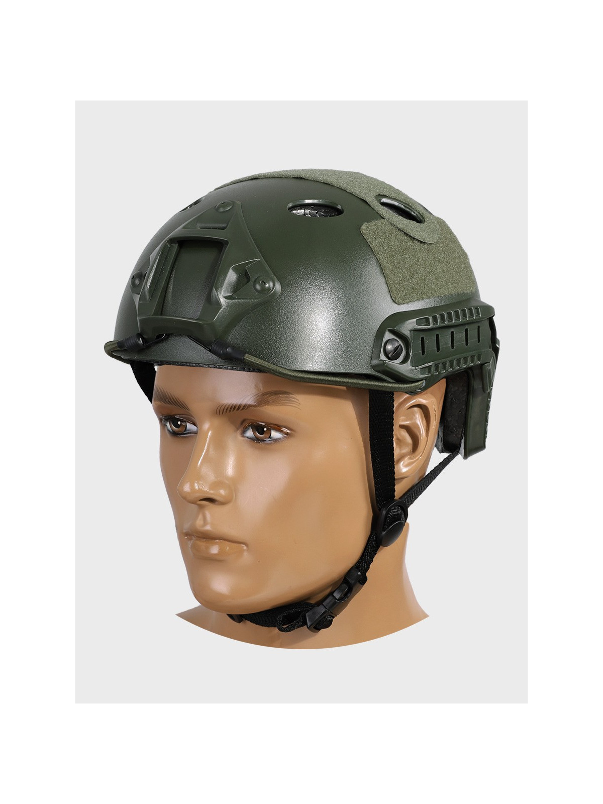 DOMINATOR URBAN COMBAT Replika hełmu wojskowego Terror ASG FAST szyny RIS montaż NV oliwkowa