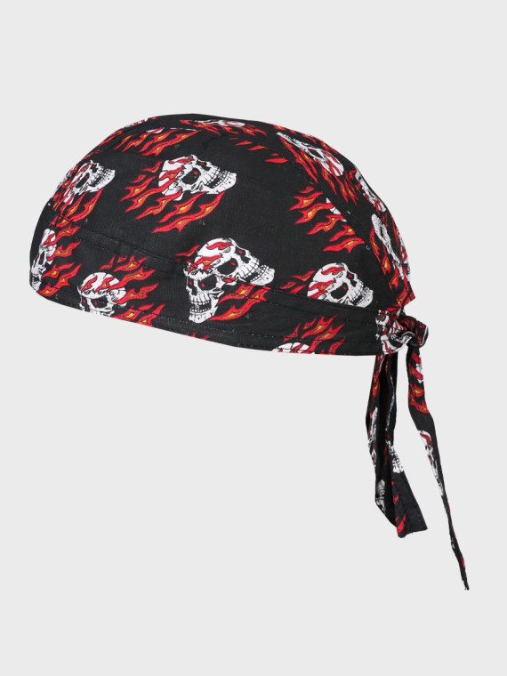 FOSTEX GARMENTS Chusta bandana bandama czapka Headwrap Flaming Skull