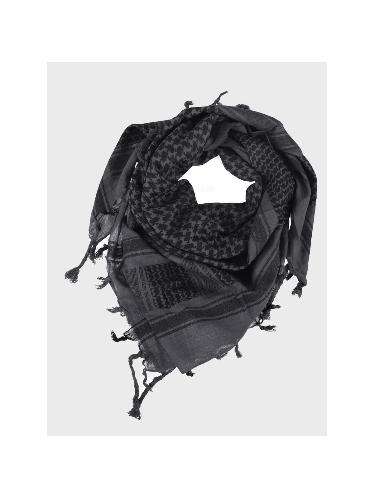 DOMINATOR URBAN COMBAT CHUSTA ARAFATKA KEFIJA 100CM X 100CM SZARO-CZARNA