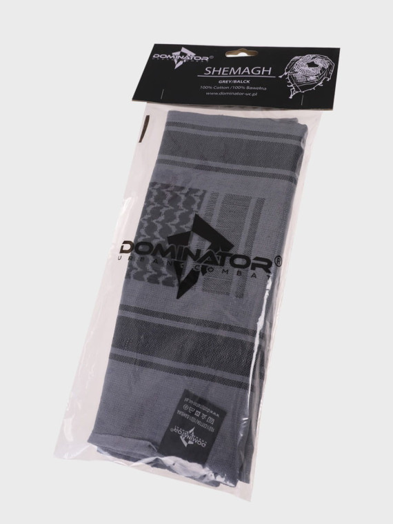 DOMINATOR URBAN COMBAT CHUSTA ARAFATKA KEFIJA 100CM X 100CM SZARO-CZARNA