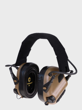 EARMOR Aktywne ochronniki słuchu M31 PLUS Coyote