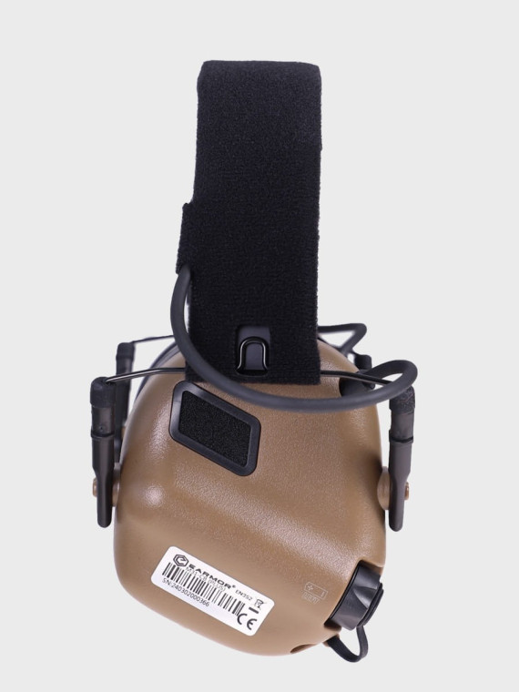EARMOR Aktywne ochronniki słuchu M31 PLUS Coyote
