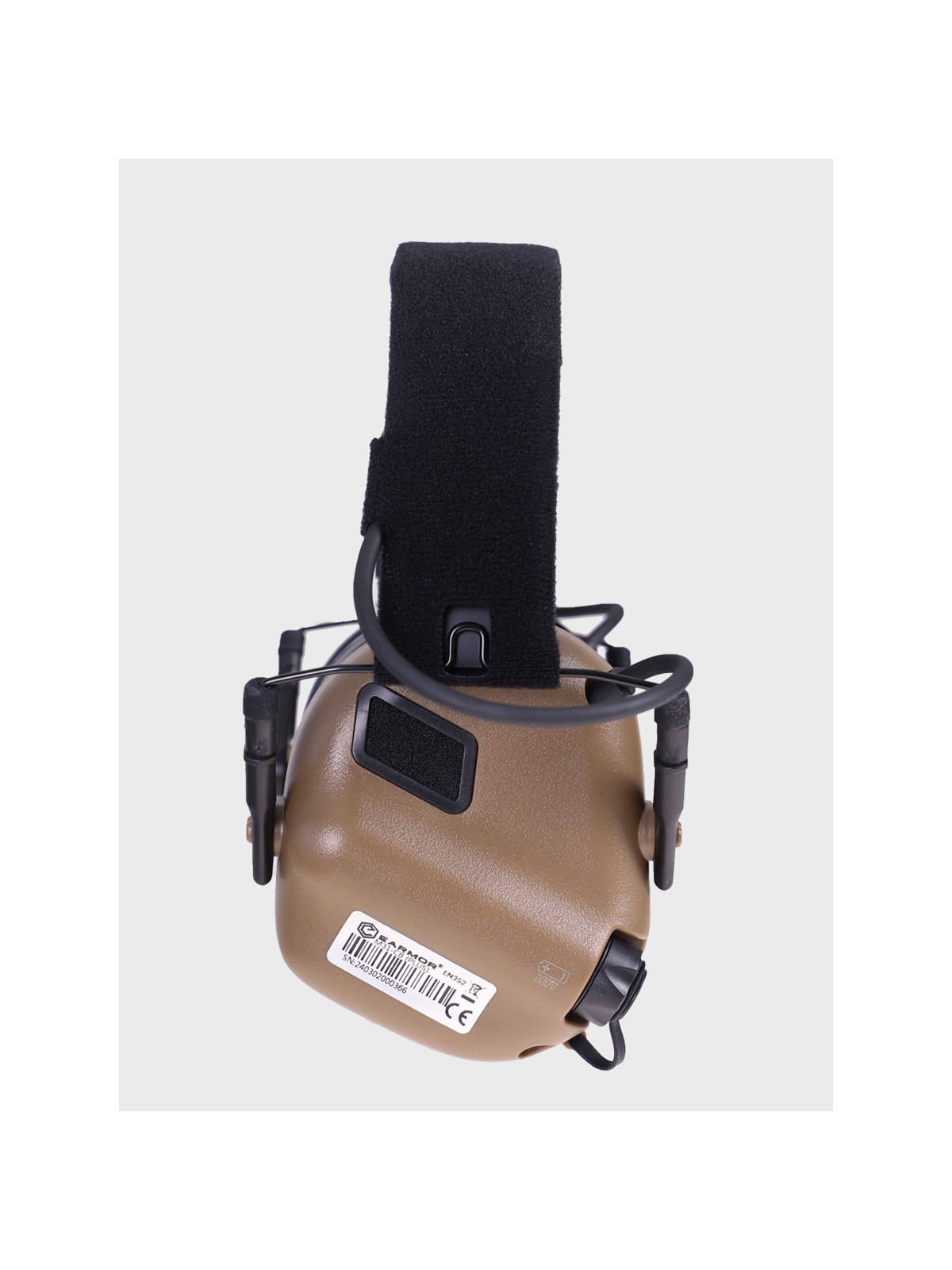 EARMOR Aktywne ochronniki słuchu M31 PLUS Coyote