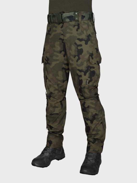DOMINATOR URBAN COMBAT SPODNIE WOJSKOWE MUNDUR BOJÓWKI 124L Mk.2 RIP-STOP WZ.93 Pantera Leśna XXL