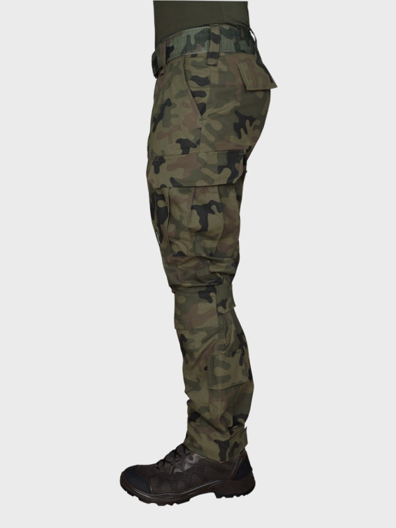 DOMINATOR URBAN COMBAT SPODNIE WOJSKOWE MUNDUR BOJÓWKI 124L Mk.2 RIP-STOP WZ.93 Pantera Leśna XXL