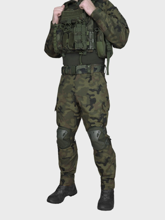 DOMINATOR URBAN COMBAT SPODNIE WOJSKOWE MUNDUR BOJÓWKI 124L Mk.2 RIP-STOP WZ.93 Pantera Leśna XXL