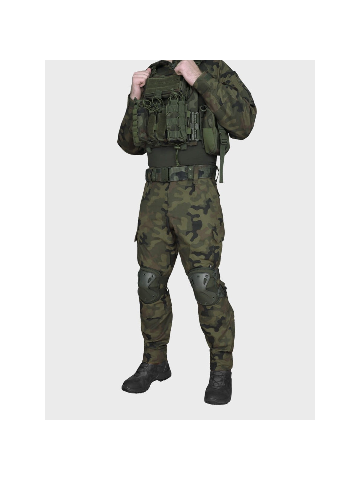 DOMINATOR URBAN COMBAT SPODNIE WOJSKOWE MUNDUR BOJÓWKI 124L Mk.2 RIP-STOP WZ.93 Pantera Leśna XXL