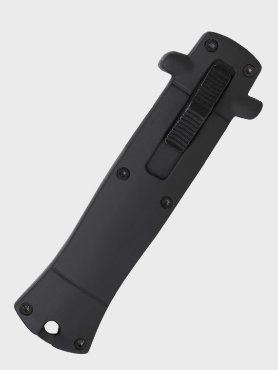 DOMINATOR URBAN COMBAT Nóż sprężynowy AUTOMAT brelok czarny