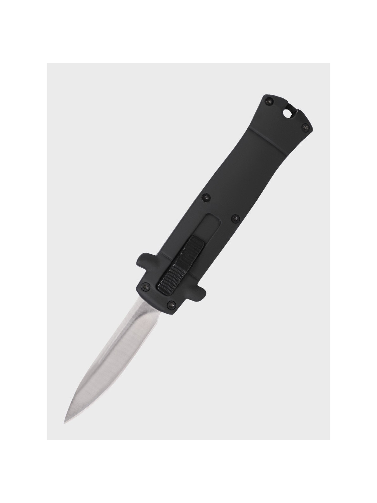 DOMINATOR URBAN COMBAT Nóż sprężynowy AUTOMAT brelok czarny