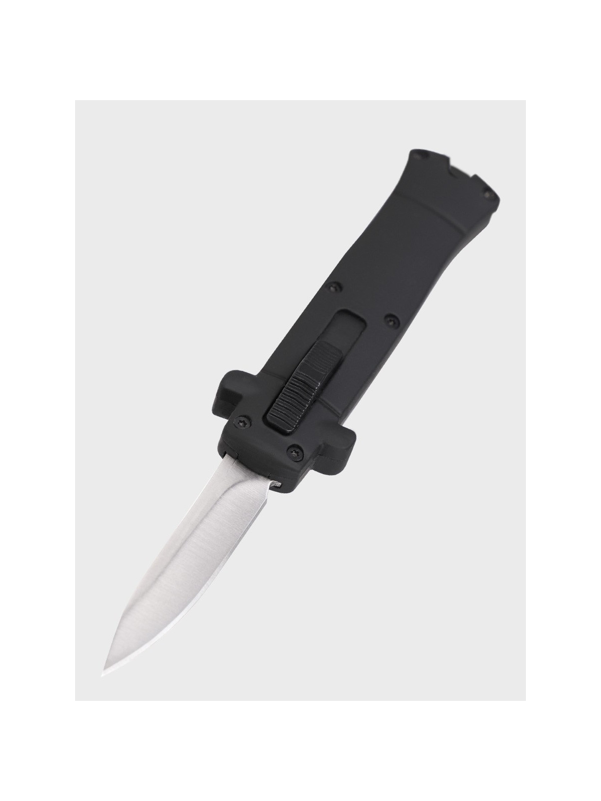 DOMINATOR URBAN COMBAT Nóż sprężynowy AUTOMAT brelok czarny