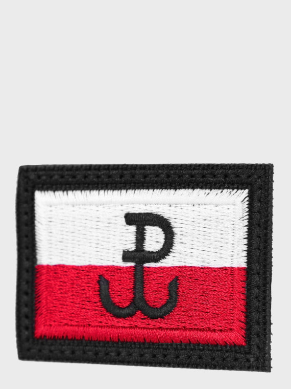 DOMINATOR URBAN COMBAT Emblemat FLAGA POLSKI Polska Walcząca naszywka na rzep