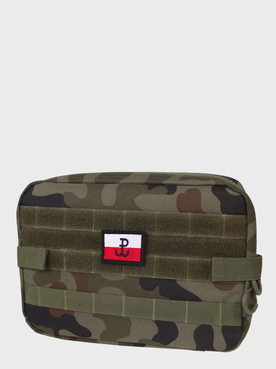 DOMINATOR URBAN COMBAT Emblemat FLAGA POLSKI Polska Walcząca naszywka na rzep