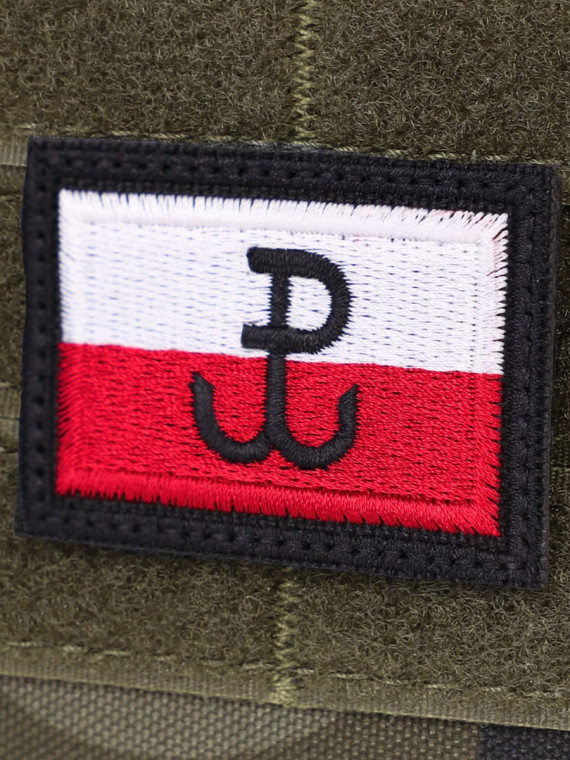 DOMINATOR URBAN COMBAT Emblemat FLAGA POLSKI Polska Walcząca naszywka na rzep