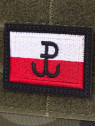 DOMINATOR URBAN COMBAT Emblemat FLAGA POLSKI Polska Walcząca naszywka na rzep