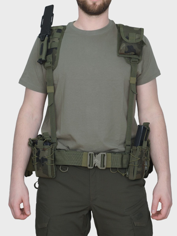 DOMINATOR URBAN COMBAT Pasoszelki pas z szelkami Low Profil molle Wz.93