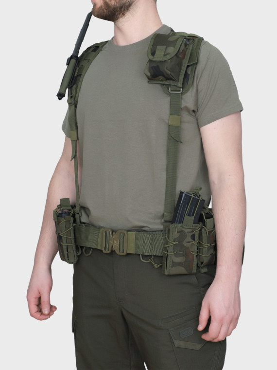 DOMINATOR URBAN COMBAT Pasoszelki pas z szelkami Low Profil molle Wz.93