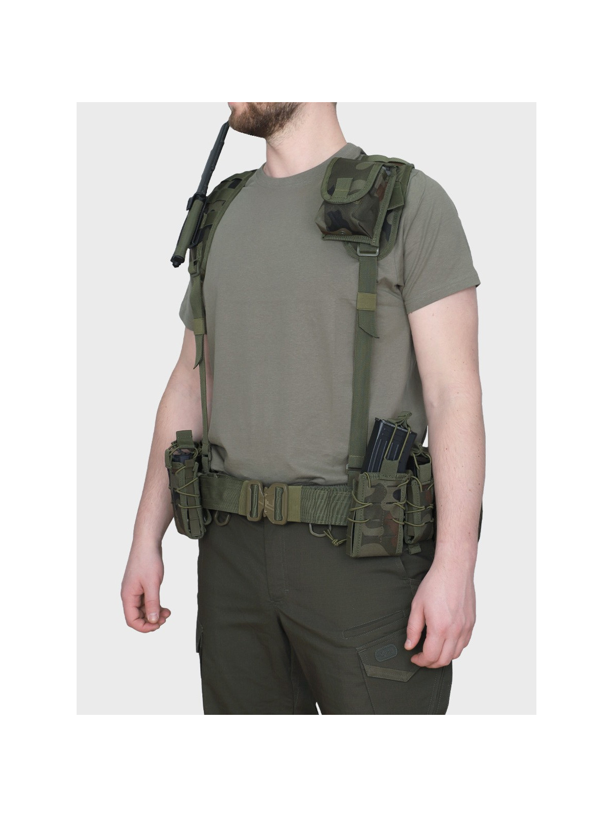 DOMINATOR URBAN COMBAT Pasoszelki pas z szelkami Low Profil molle Wz.93