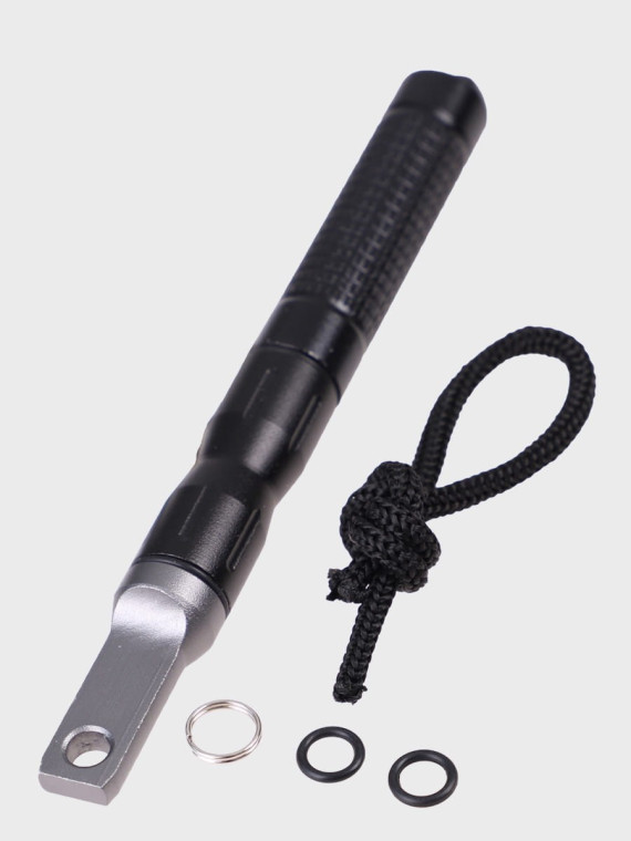 DOMINATOR URBAN COMBAT Krzesiwo magnezowe taktyczne kubotan brelok czarne
