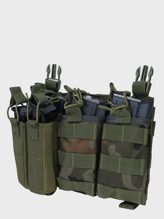 DOMINATOR URBAN COMBAT Panel Przedni Falcon Buckle UP Ładownica BERYL GROT AK AR Wz.93