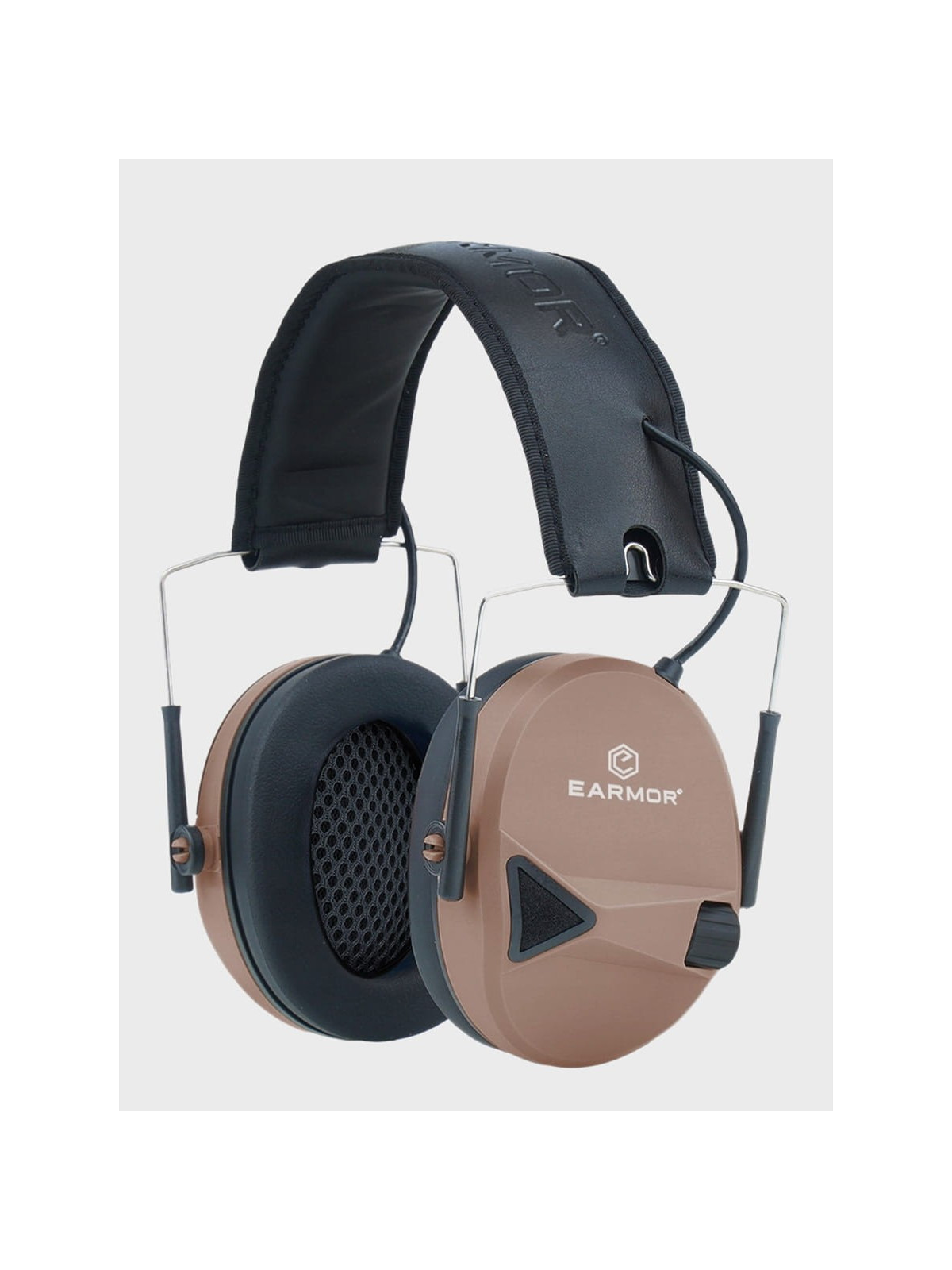 EARMOR Słuchawki Ochronne Aktywne M30 Coyote