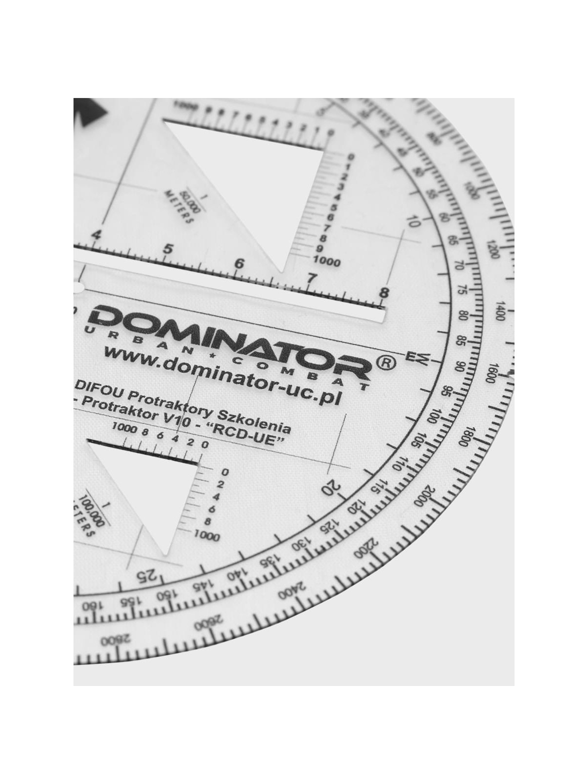 DOMINATOR URBAN COMBAT Kątomierz wojskowy na mapę DIFOU V10 Protraktor Taktyczny