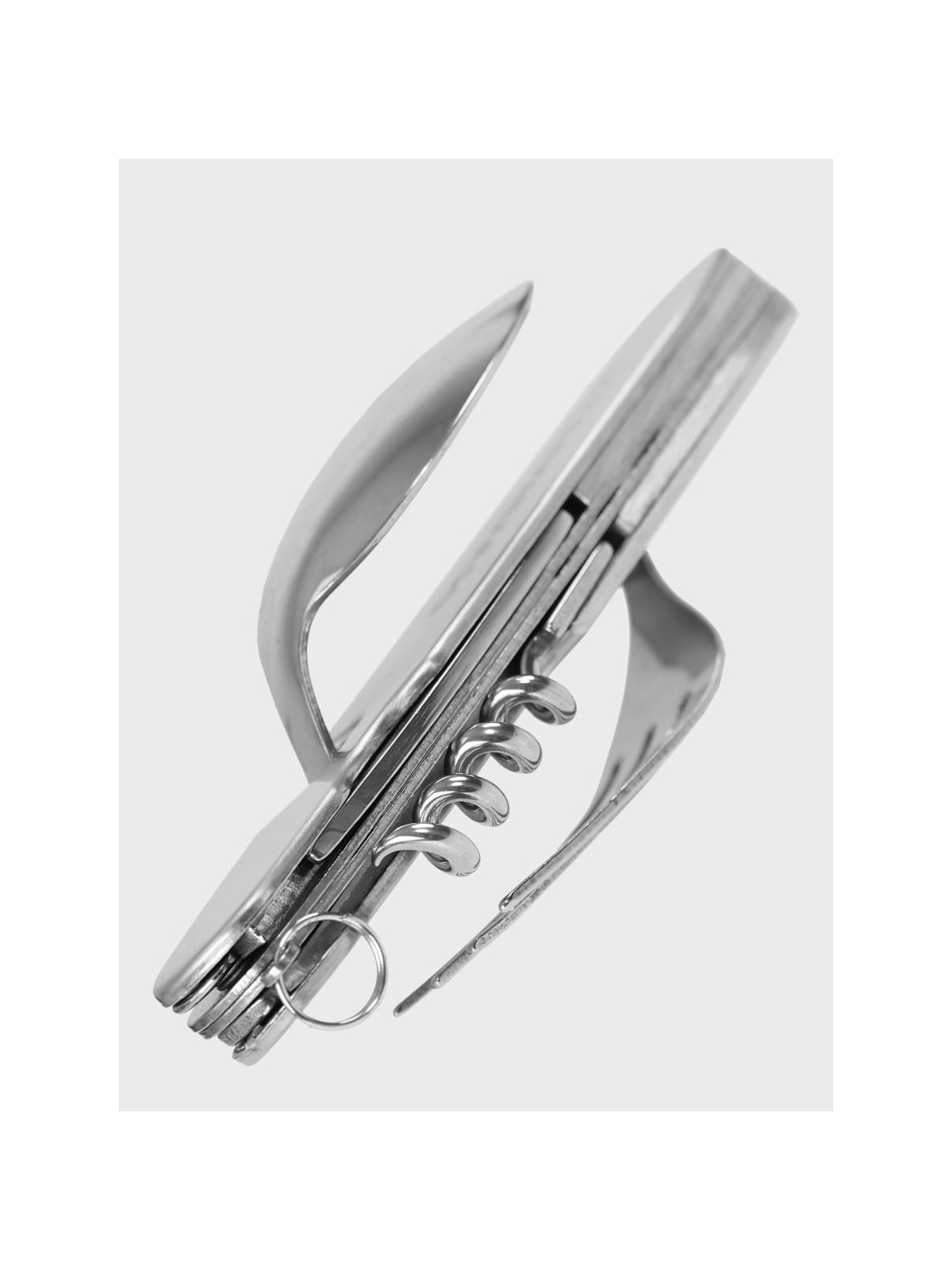 DOMINATOR URBAN COMBAT Niezbędnik Scyzoryk 6w1 nóż widelec łyżka otwieracze Stal