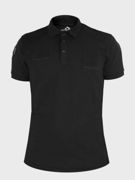 DOMINATOR URBAN COMBAT KOSZULKA POLO MĘSKA WOJSKOWA CZARNA XXL